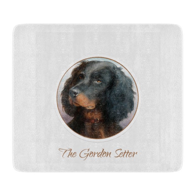 Vintage Gordon Setter Cutting Board (Front)