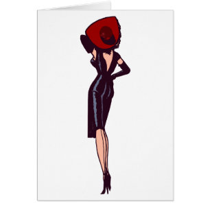 Vintage Gorgeous Glamor Girl Retro Pinup