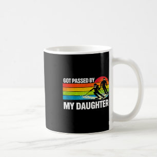 Vintage Got Ped By My Daughter Funny Skiing Retro Coffee Mug