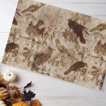 Vintage Goth Decoupage Crow Raven  Tissue Paper<br><div class="desc">This design was created though digital art.  It may be personalized in the area provided

Contact me at colorflowcreations@gmail.com if you with to have this design on another product.  

.   See more of my creations or follow me at www.facebook.com/colorflowcreations,  www.instagram.com/colorflowcreations,  www.twitter.com/colorflowart,  and www.pinterest.com/colorflowcreations.</div>