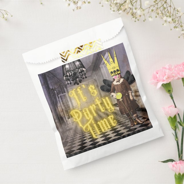 Vintage Goth Halloween Costume Party  Favour Bag (Sealed)