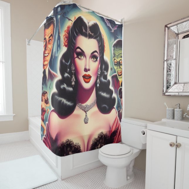 Vintage Goth Pin-up (In Situ)