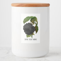Vintage Gothic Black Roses Personalized