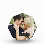 Vintage Gothic Black Roses Personalized Photo Block<br><div class="desc">Vintage gothic photo block featuring black roses.</div>
