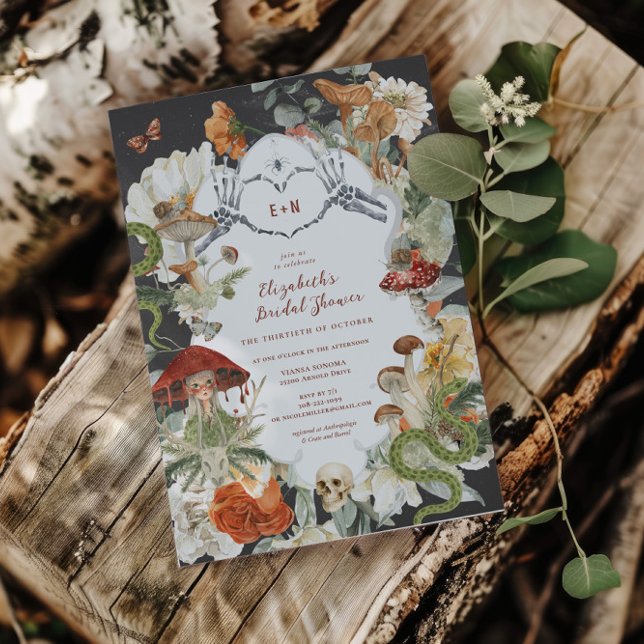 Vintage Gothic Botanical | Skeleton Hands Bridal (Creator Uploaded)