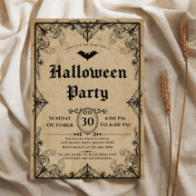 Vintage Gothic Halloween Party