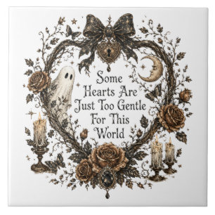 Vintage Gothic Heart Tile