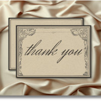Vintage Gothic Medieval Line Border Wedding