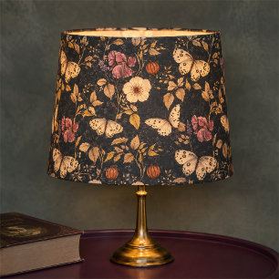 Vintage Gothic Moth & Dark Floral Grey & Purple Tissue Paper