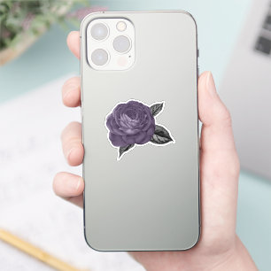 Vintage Gothic Purple Rose