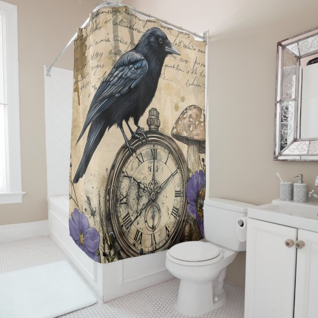 Vintage Gothic Raven (In Situ)