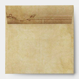  Vintage Gothic Skeleton Key wedding  Envelope
