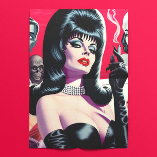 Vintage Gothic Woman Tissue Paper