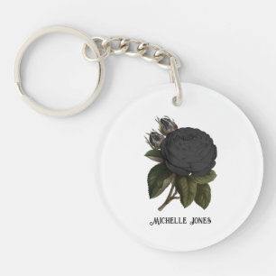 Vintage gothique noir Rose