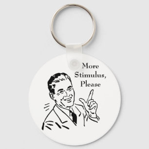 Vintage Government Stimulus Check Keychain