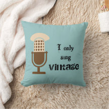 Vintage Grade A Cotton Pillow 16x16