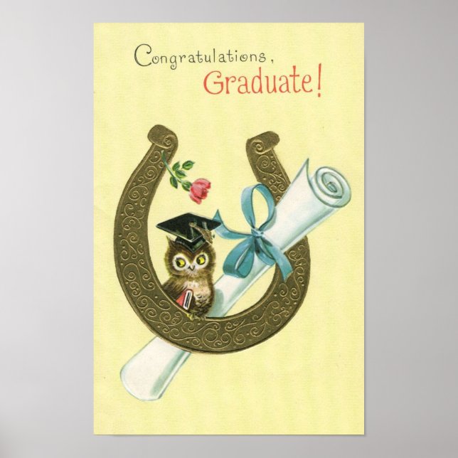 Vintage Graduate Poster (Front)