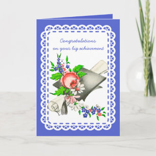 Vintage Graduation Congratulations Card