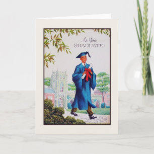 Vintage Graduation Greeting Card
