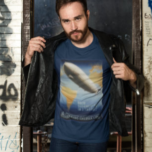 Vintage Graf Zeppelin travel poster T-Shirt