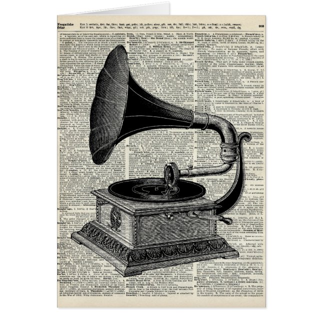 Vintage gramophone (Front)