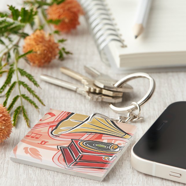 Vintage Gramophone Keychain (Creator Uploaded)