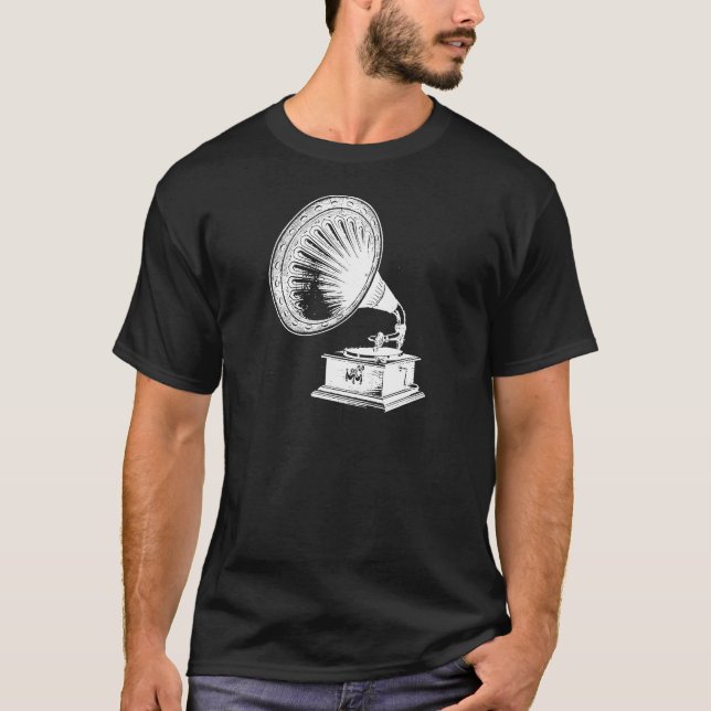 Vintage Gramophone T-Shirt (Front)
