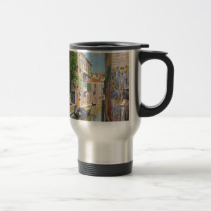 Vintage Grand Canal Gondolas Venice Italy Travel Mug
