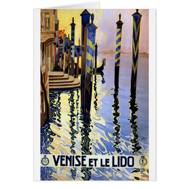 Vintage Grand Canal Venise Italie Voyage (Devant)