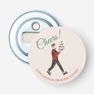 Vintage Grand Hotel Christmas Party Bottle Opener