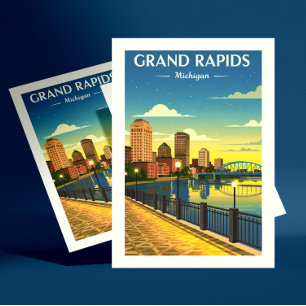 Vintage Grand Rapids Michigan Postcard