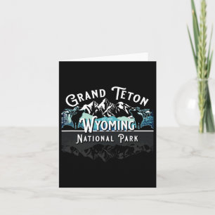 Vintage Grand Teton National Park Wyoming Usa Ek M Card