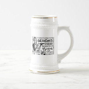 Vintage Grandma's Homemade Pies Gifts Beer Stein