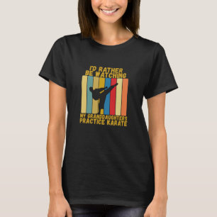 Vintage Grandparents Rather Watch Granddaughters K T-Shirt