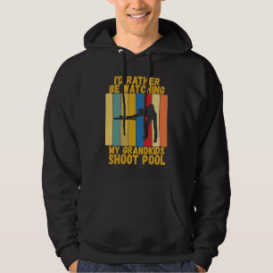 Vintage Grandparents Rather Watch Grandkids Shooti Hoodie