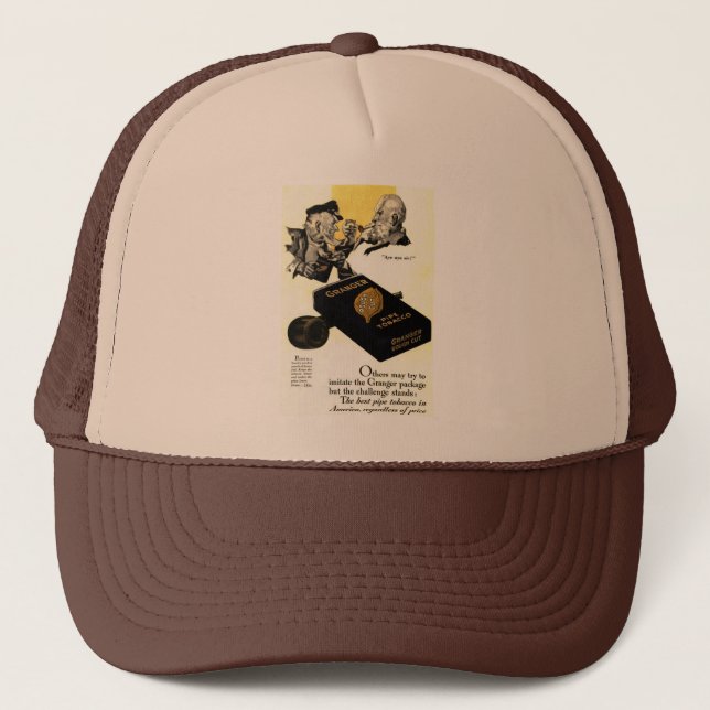 Vintage Granger Pipe Tobacco Hat (Front)