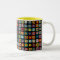 Vintage Granny Squares 11 oz Two-Tone Mug