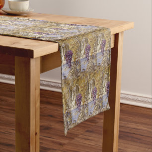 Vintage Grapes and Olives Henry Newman Short Table Runner