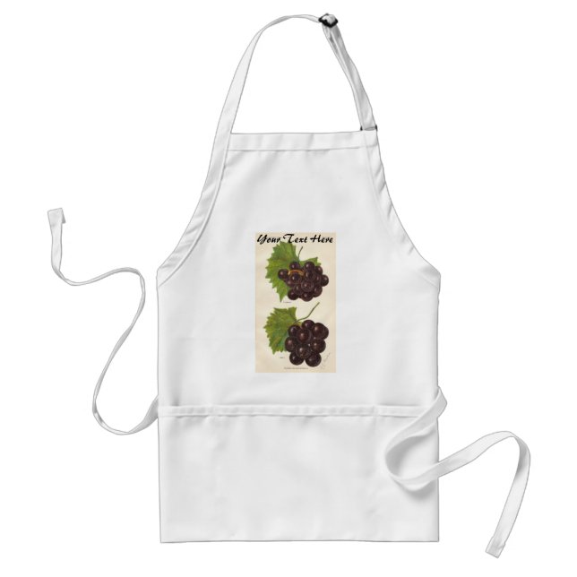 Vintage Grapes Apron (Front)