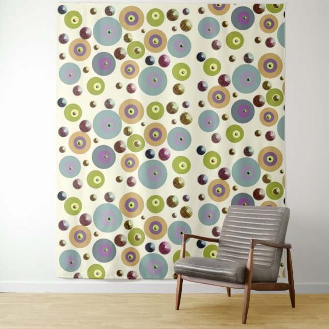 Vintage Graphic Tapestry (In Situ)