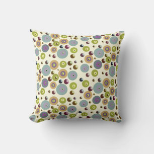 Vintage Graphic Throw Pillow