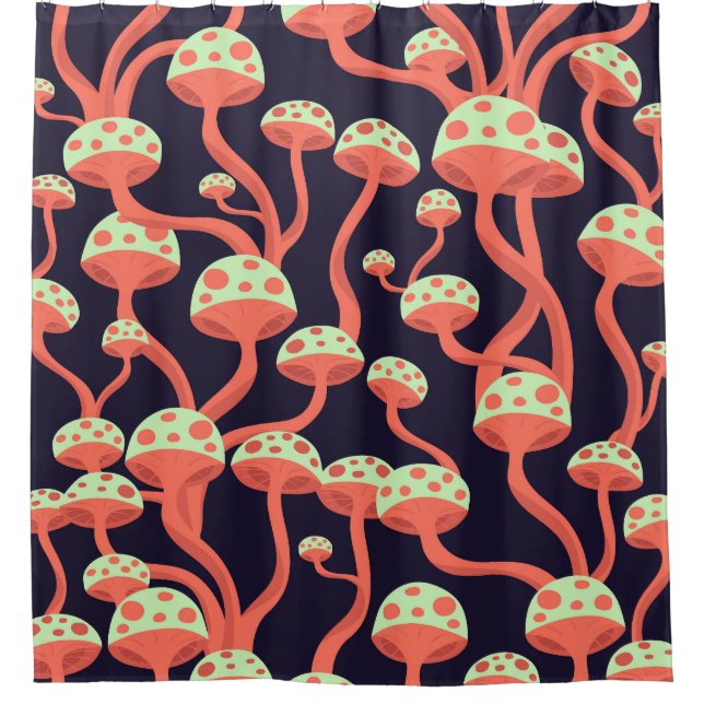 Vintage Graphics Mushrooms Seamless Pattern (Front)