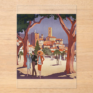 Vintage Grasse Summer Art Acrylic Invitations