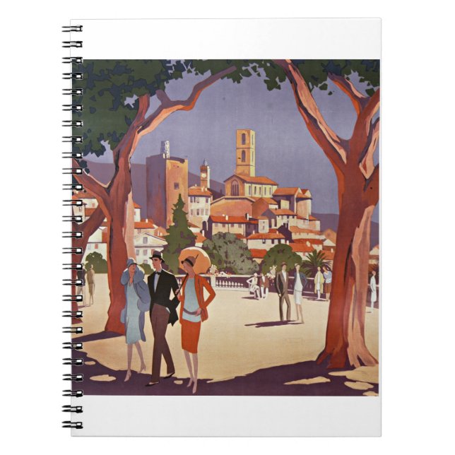 Vintage Grasse Summer Art Notebook (Front)