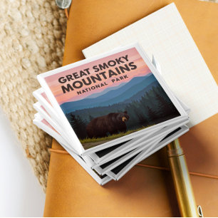 Vintage Great Smoky Mountains Park Magnet
