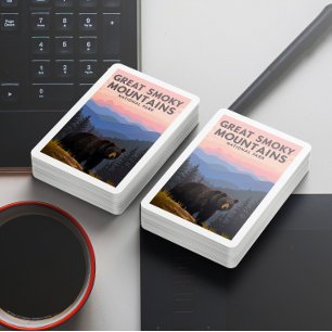  Vintage Great Smoky Mountains Park Playing Cards