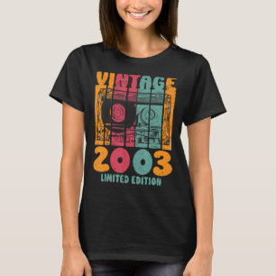 Vintage Greatest Hits 2003 Retro Birthday T-Shirt