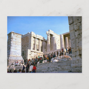 Vintage Greece, Athens, Acropolis, Postcard