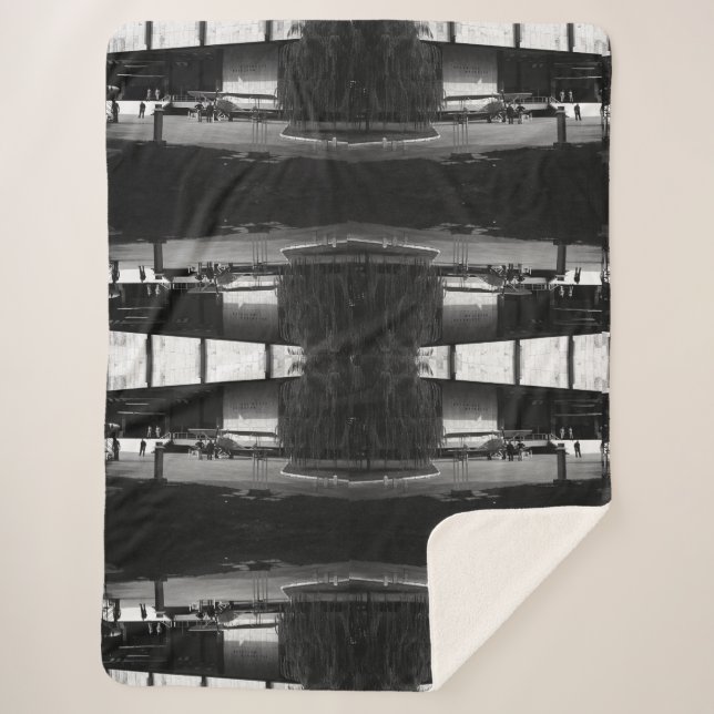 Vintage Greece Athens Army Museum Sherpa Blanket (Front)