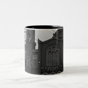 Vintage Greece Athens Church Two-Tone Coffee Mug